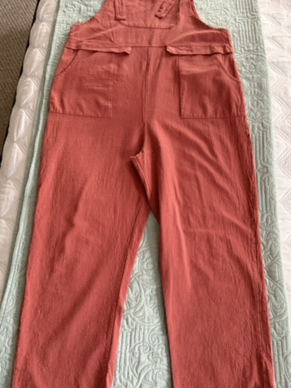 Rust Colored Baggy Overalls